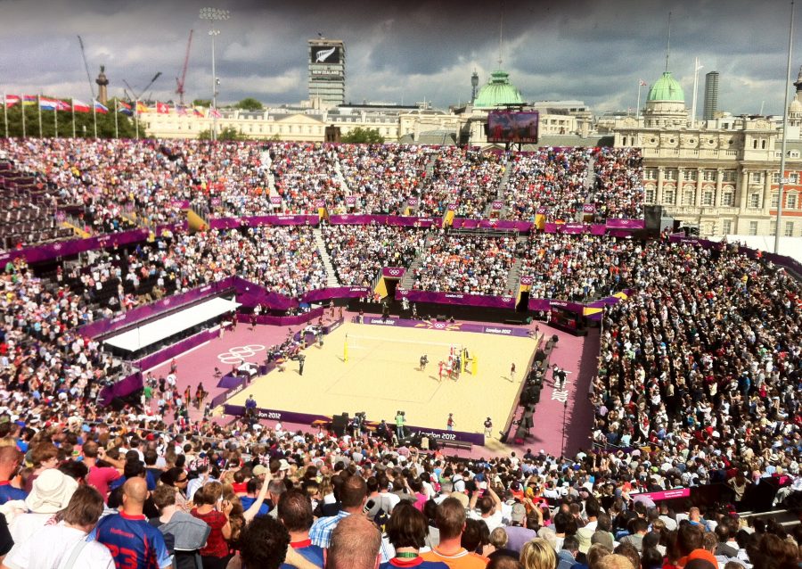 Jaguar Horseguards Parade Olympic Beach Volley Ball London 8